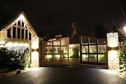 A pair of our Uttoxeter style gates automated on Came Frog underground gate motors