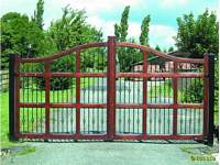 A Uttoxeter style gate with all steel infills.